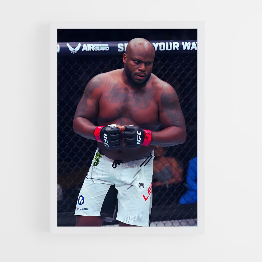 Poster Derrick en Action – affiche MMA (vue 3)